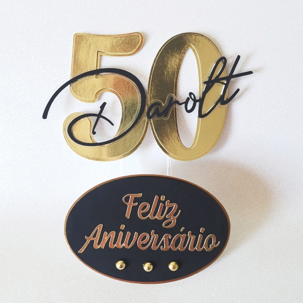 Arquivo digital topo de bolo - 50 anos (camadas) - Imagem 3