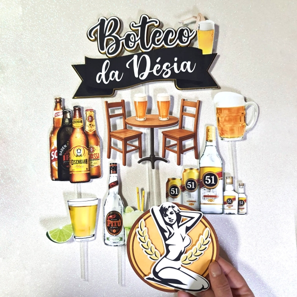 Arquivo digital Topo de bolo - Boteco/Bebidas - Imagem 2