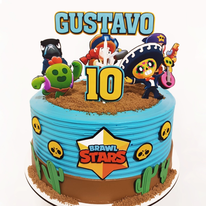 Arquivo digital Topo de bolo - Brawl Stars