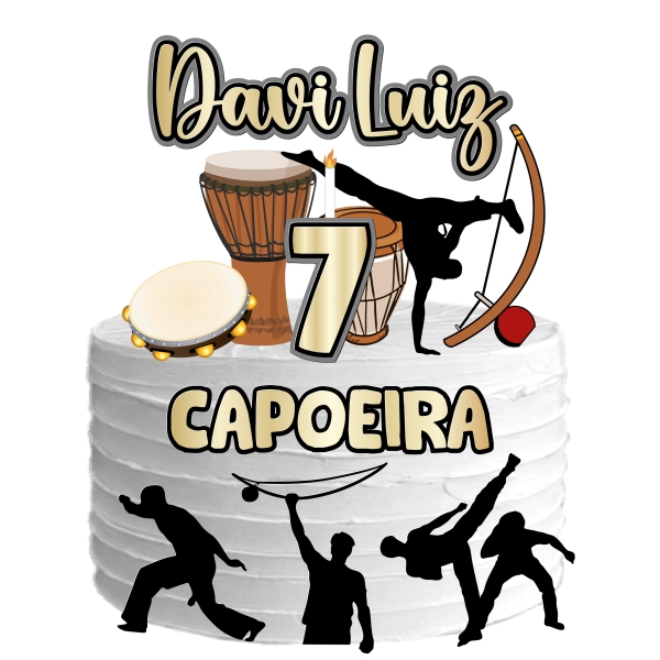 Arquivo digital Topo de bolo - Capoeira
