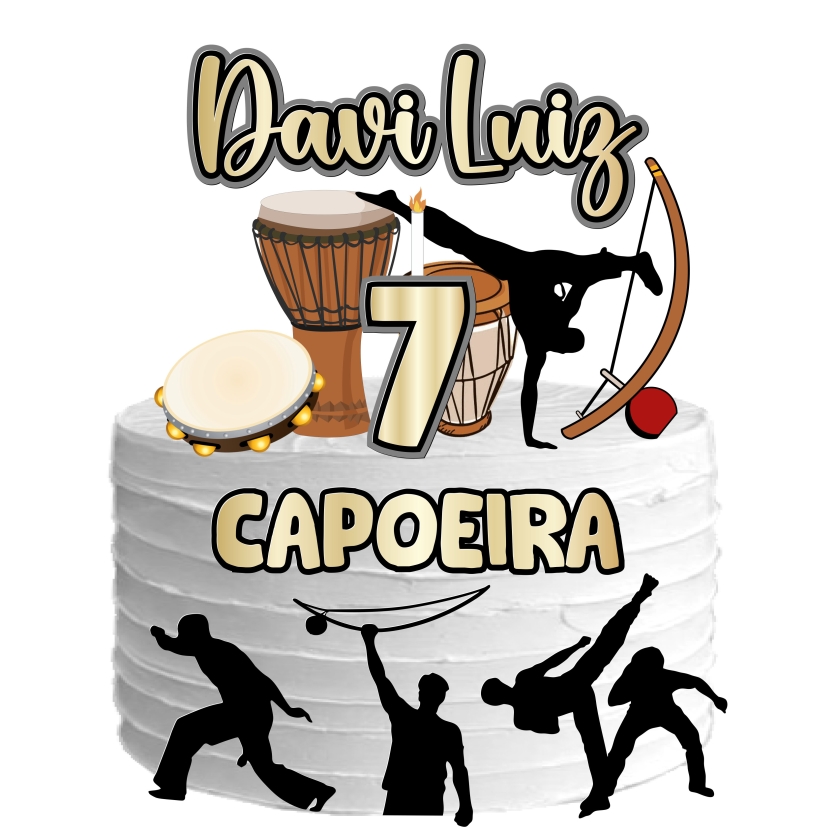 Arquivo digital Topo de bolo - Capoeira