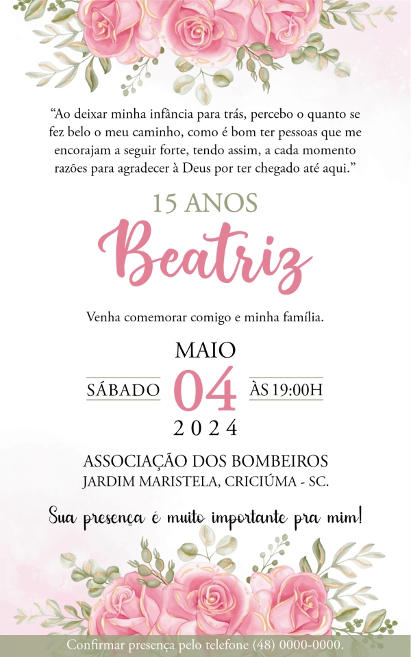 Convite digital - 15 anos - Imagem 2