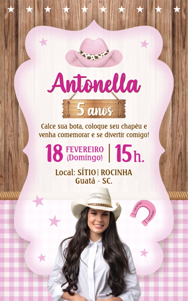 Convite digital - Boiadeira / Ana Castela - Imagem 2