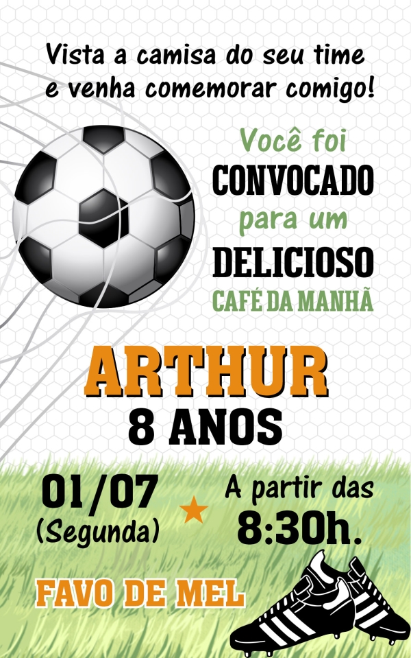 Convite digital - Futebol - Imagem 2