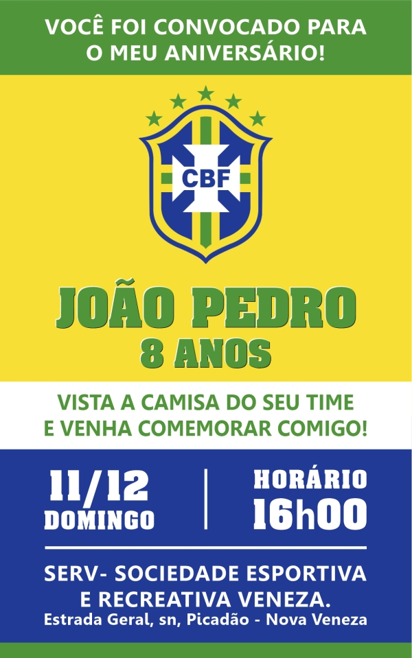 Convite digital - Futebol Brasil CBF - Imagem 2