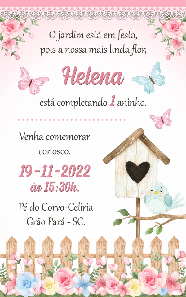 Convite digital - Jardim - Imagem 2