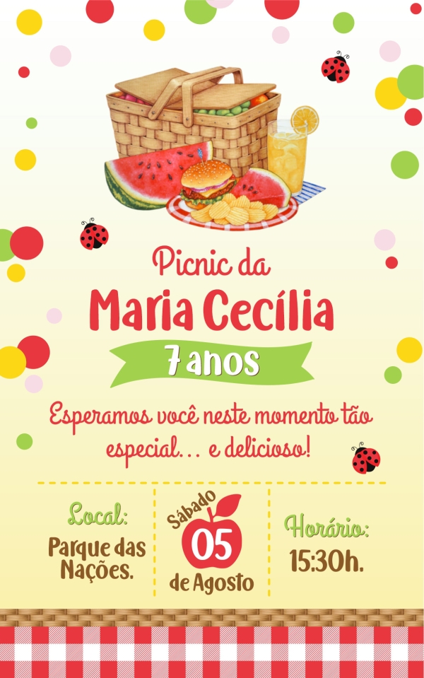 Convite digital - Picnic - Imagem 2