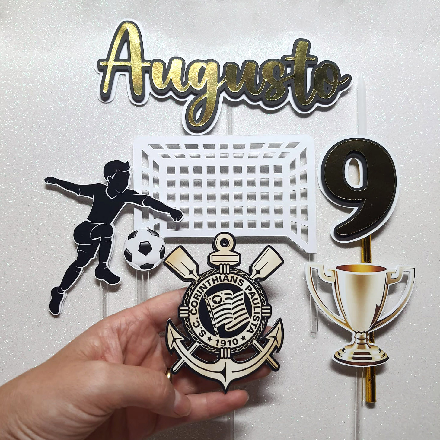 Arquivo digital Topo de bolo - Corinthians - Imagem 2