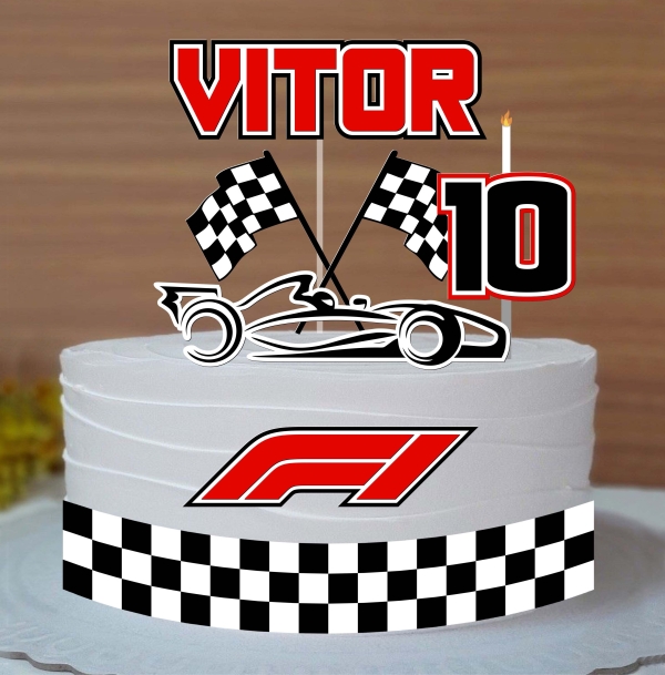 Arquivo digital Topo de bolo - Formula 1 (camadas)