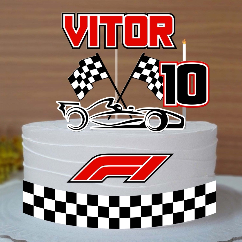 Arquivo digital Topo de bolo - Formula 1 (camadas)