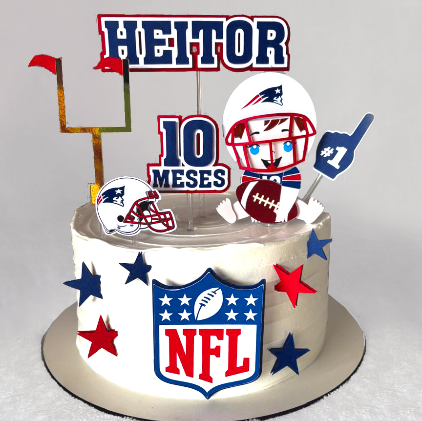 Arquivo digital Topo de bolo - Futebol americano - Imagem 2