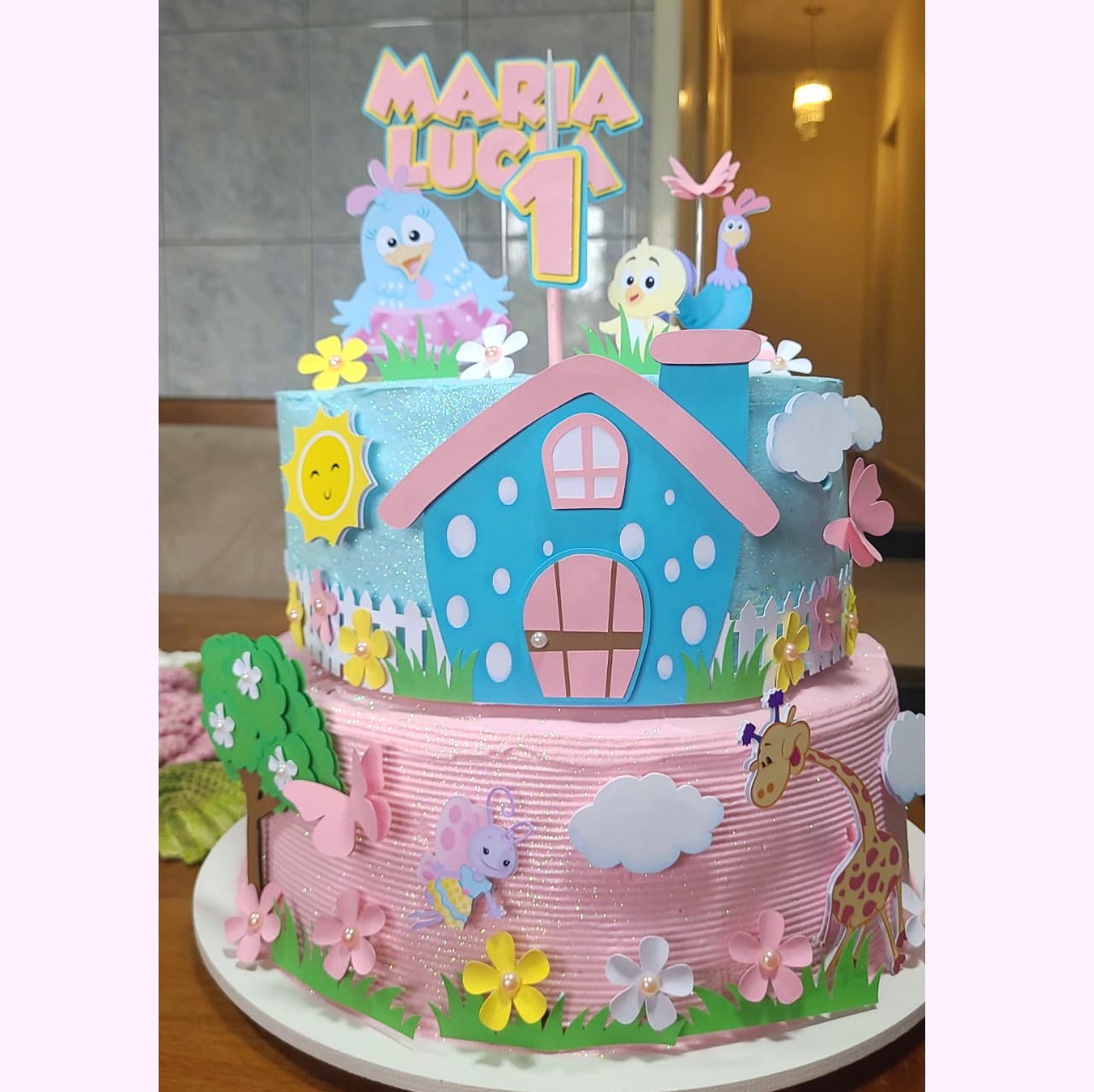 Arquivo digital Topo de bolo - Galinha pintadinha - Imagem 2