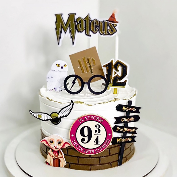 Arquivo digital Topo de bolo - Harry Potter