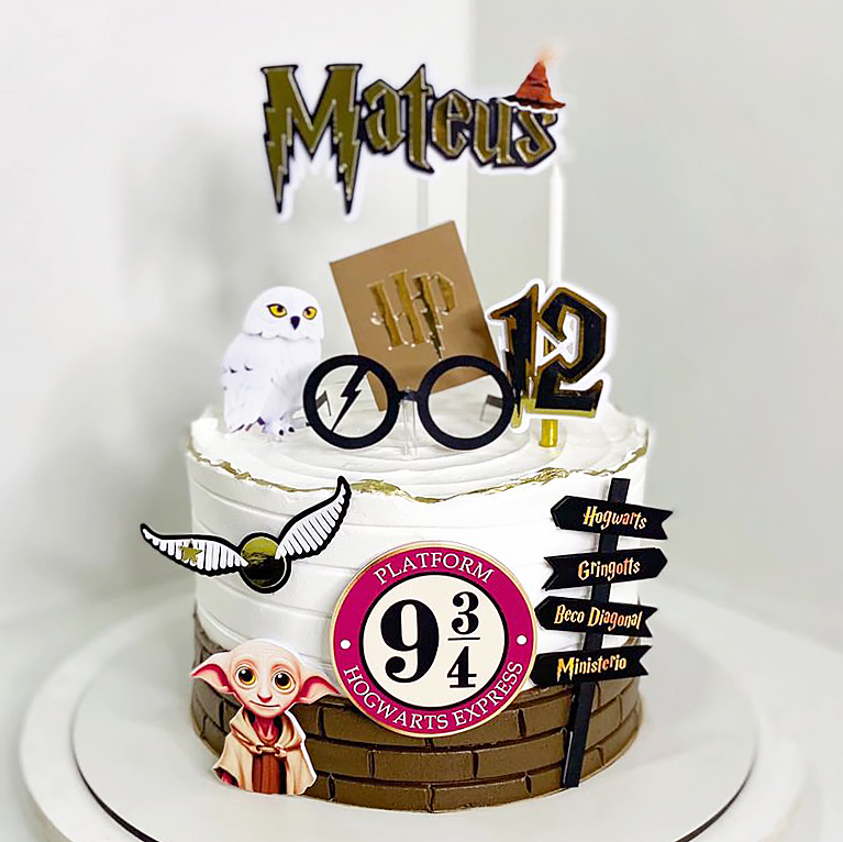 Arquivo digital Topo de bolo - Harry Potter