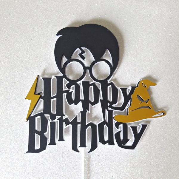 Arquivo digital Topo de bolo - Harry Potter - Imagem 4