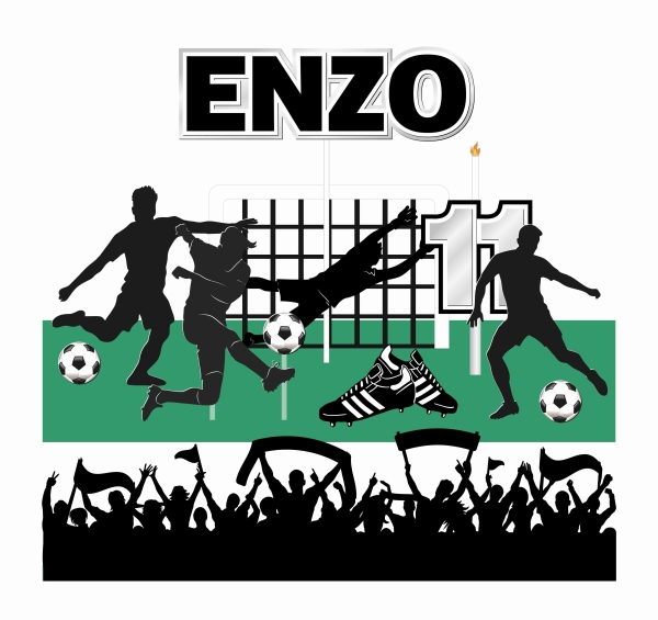 Arquivo digital Topo de bolo - Futebol (camadas)